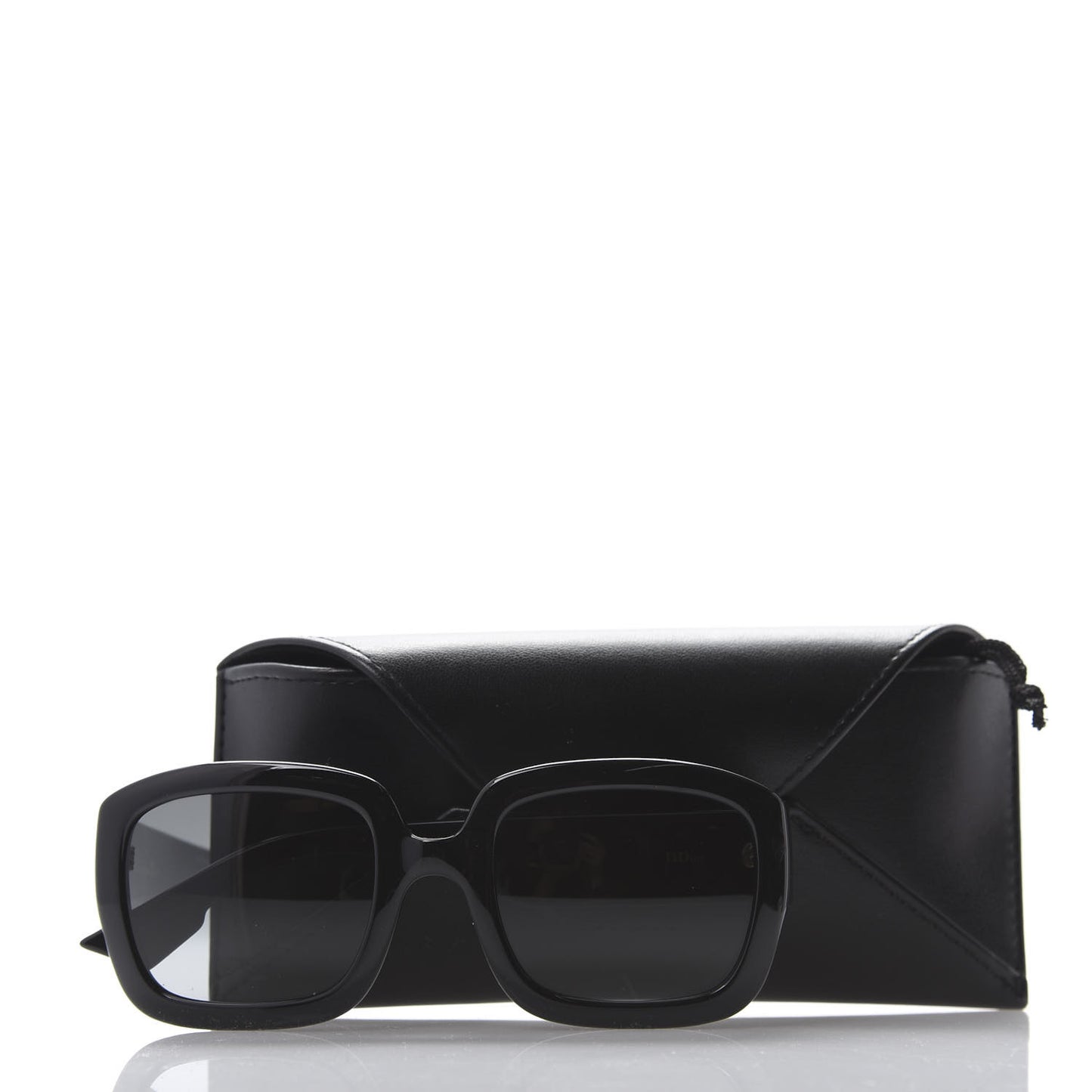 CHRISTIAN Acetate D Dior Sunglasses Black