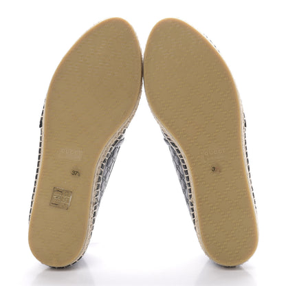 Gucci Microguccissima Signature Espadrilles 37.5 Black 5 of 8