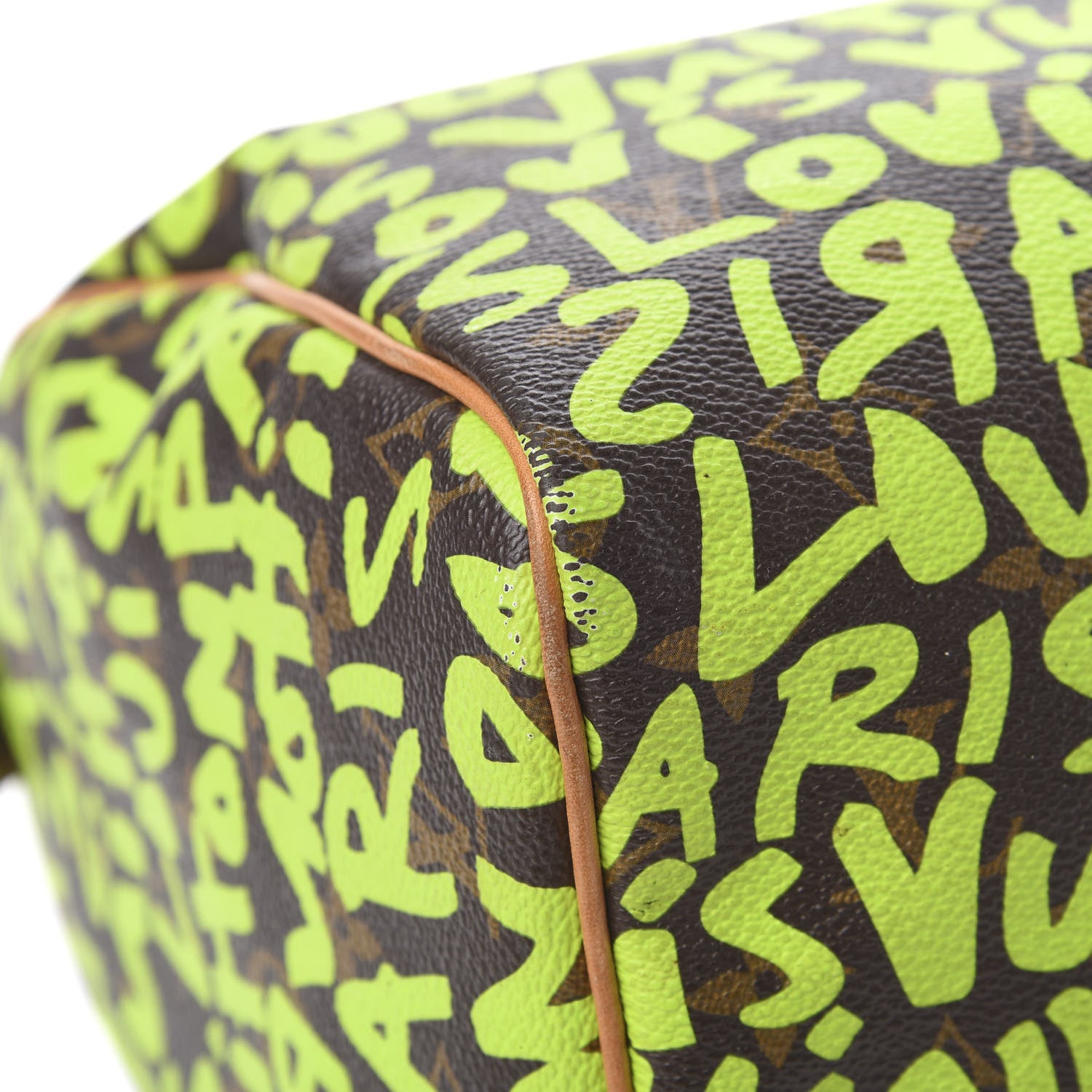 Louis Vuitton Monogram Graffiti Speedy 30 Green 9 of 18