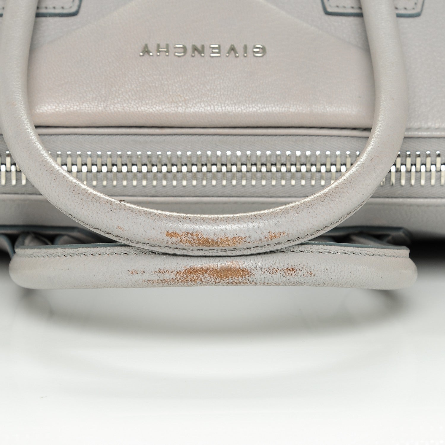 Givenchy Sugar Goatskin Medium Antigona Pearl Grey 8 of 9