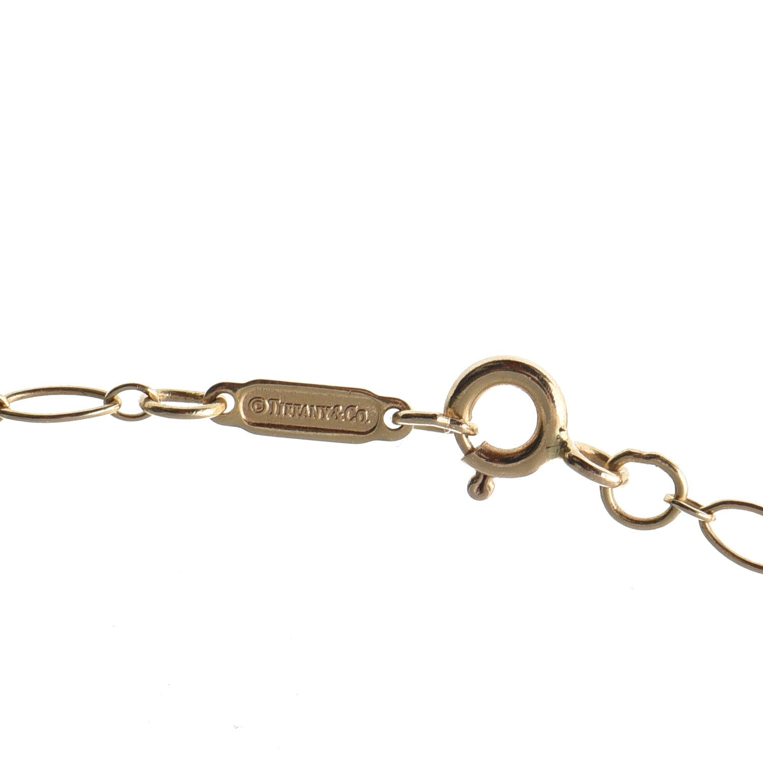 Tiffany 18K Yellow Gold Oval Link Chain 5 of 7