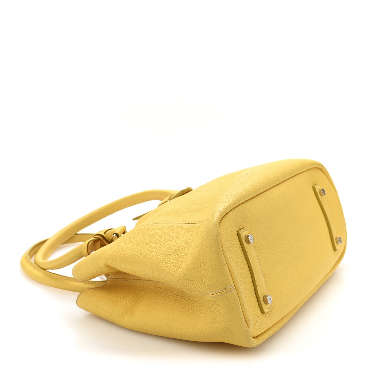 Loro Piana Grained Calfskin Bellevue Odessa Yellow 1734746