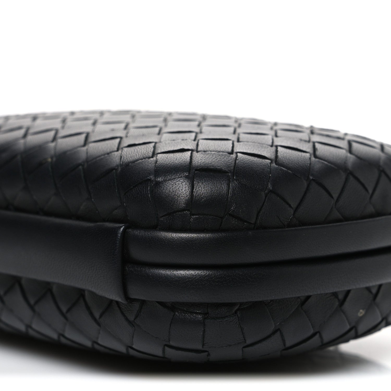 Bottega Veneta Nappa Intrecciato Chain Knot Clutch Black 9 of 9