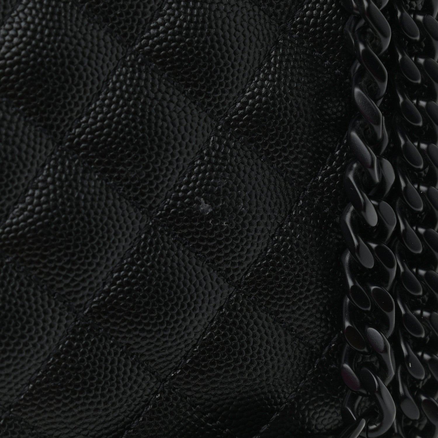 Saint Laurent Grain De Poudre Textured Mixed Matelasse Large Triquilt Monogram Monochrome Satchel Black 11 of 11