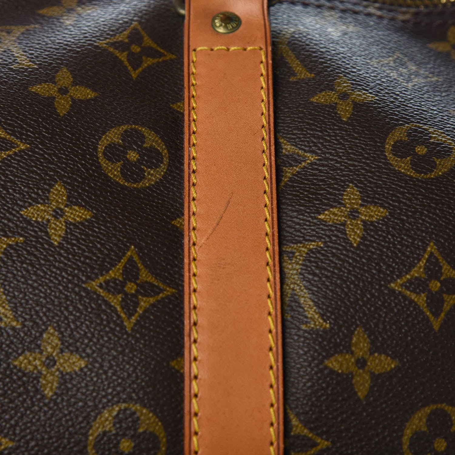 Louis Vuitton Monogram Keepall Bandouliere 55 16 of 29