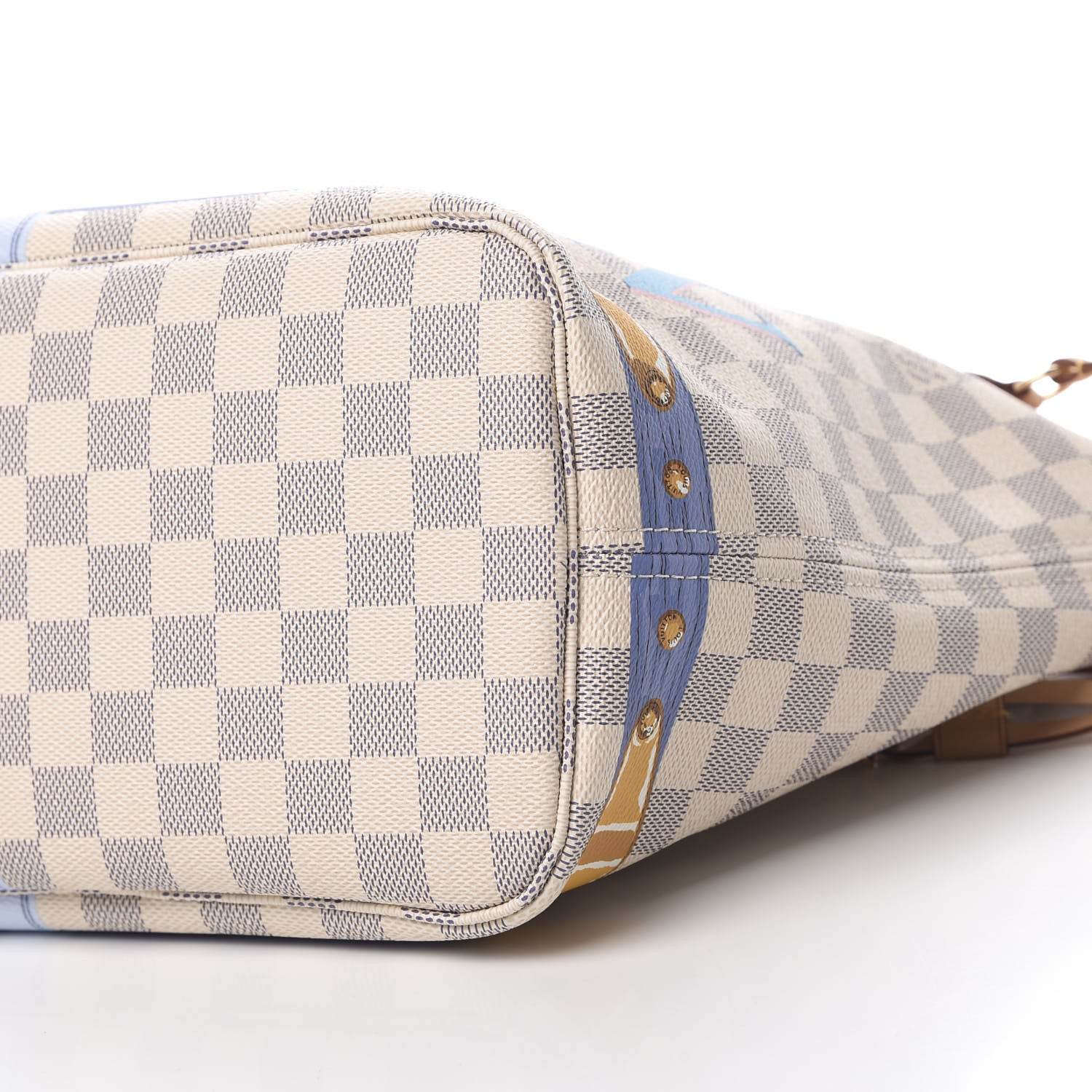 Louis Vuitton Damier Azur Summer Trunks Neo Neverfull MM 12 of 13