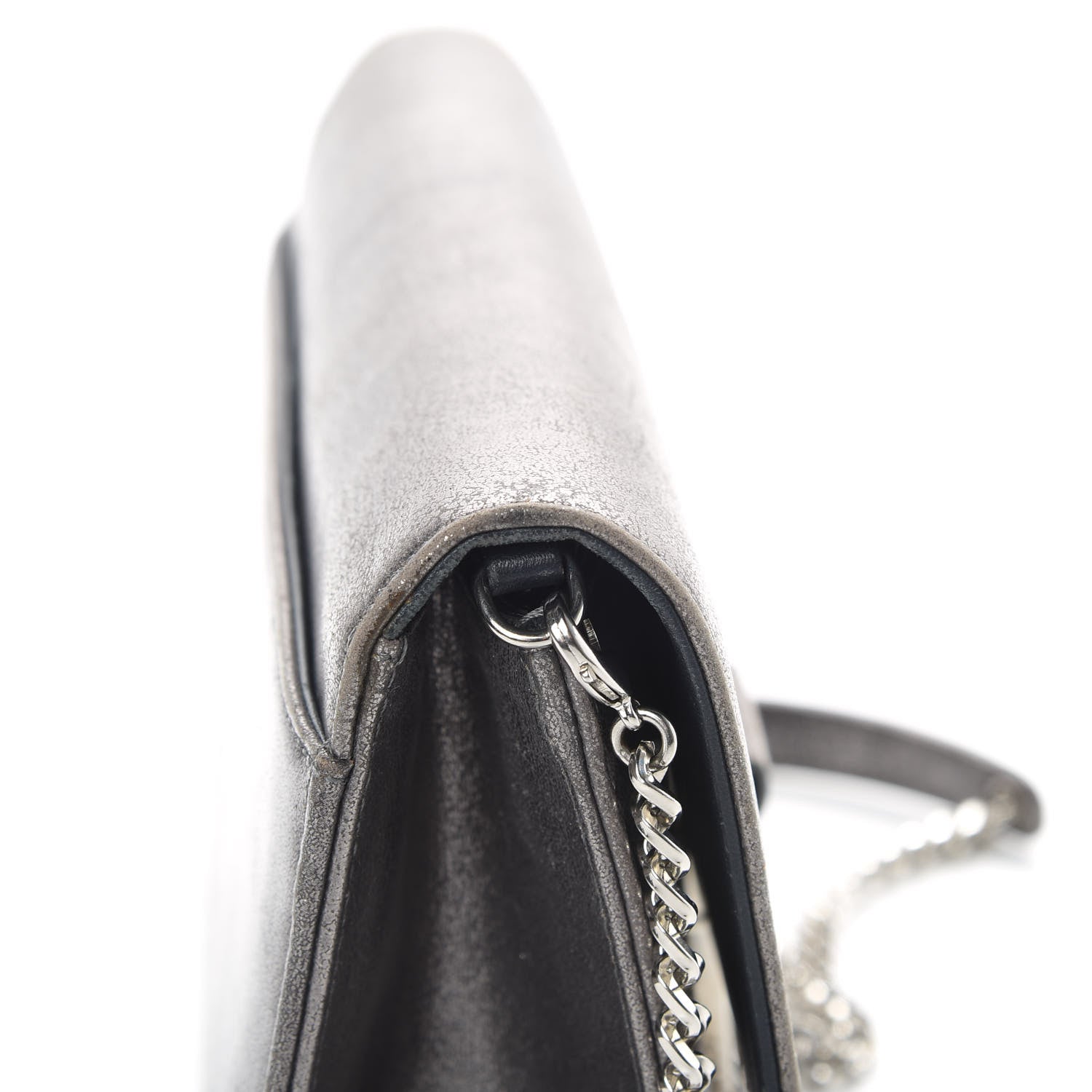 Christian Dior Metallic Brushed Calfskin Miss Dior Promenade Pouch Gunmetal 20 of 21