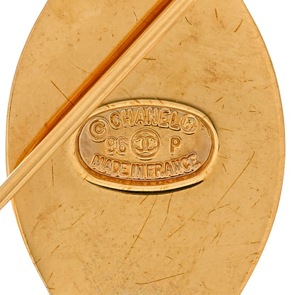 Chanel Metal CC Turn Lock Brooch Gold 4 of 5