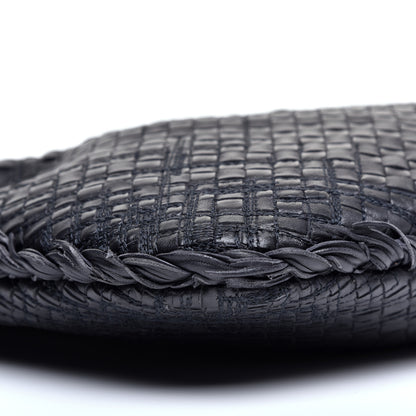 Bottega Veneta Nappa Intrecciato Fuzzy Medium Veneta Hobo Black 6 of 10