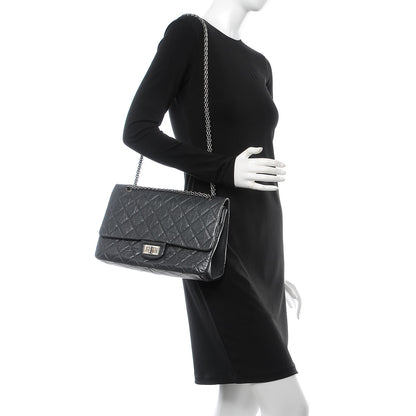 Chanel Aged Calfskin Quilted 2.55 Reissue 227 Flap Grey 3 of 8