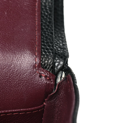 Chanel Caviar Quilted Jumbo Double Flap Black 14 of 15