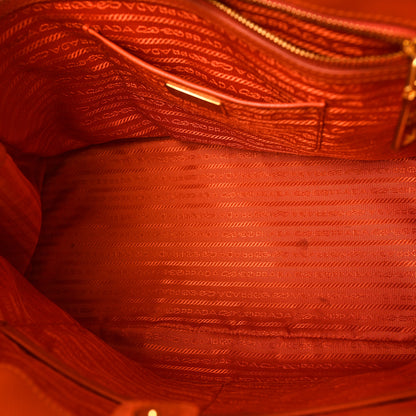 Prada Saffiano Lux Large Tote Papaya 5 of 14
