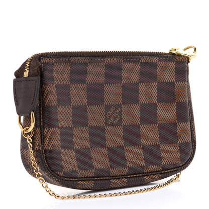 Louis Vuitton Damier Ebene Mini Pochette Accessories 3 of 7