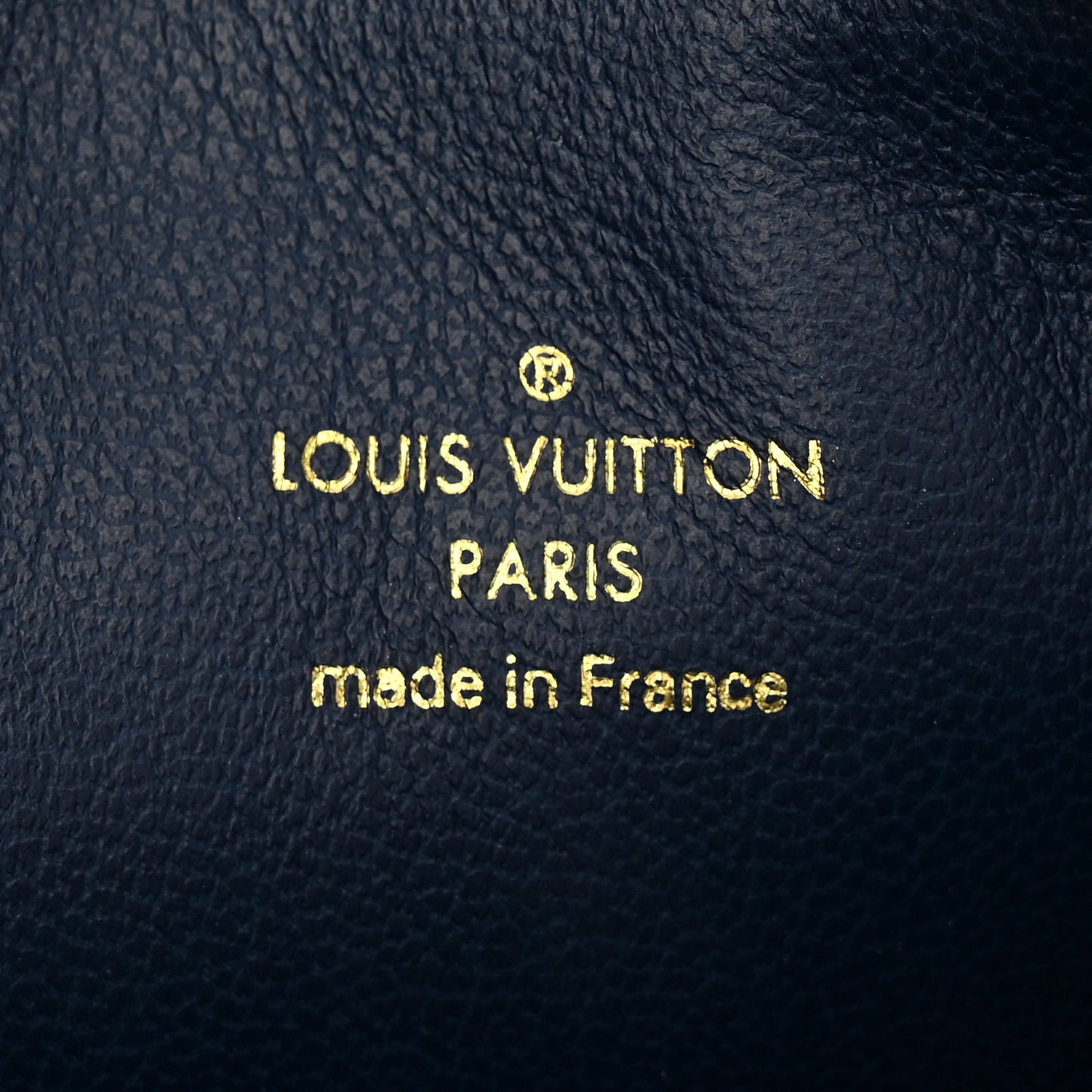 Lambskin Embossed Monogram Coussin PM Taupe