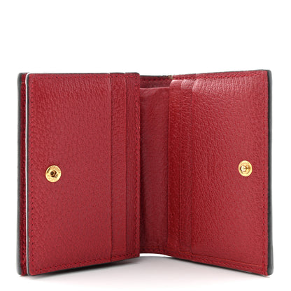 Gucci GG Supreme Monogram Flora Web Ophidia Card Case Red 5 of 12
