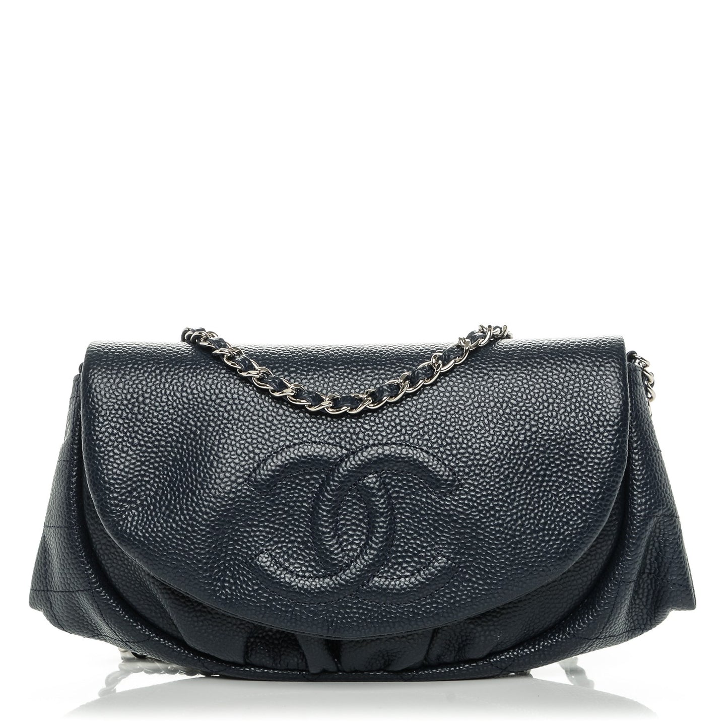 Caviar Half Moon Wallet On Chain WOC Marine
