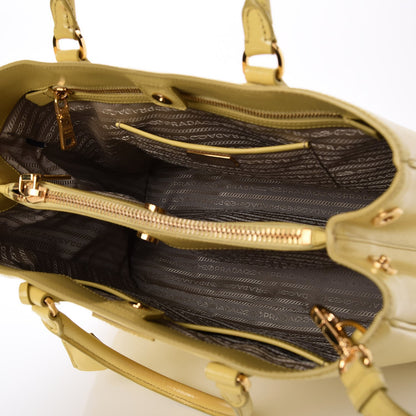 Prada Saffiano Vernice Tote Ananas 5 of 12