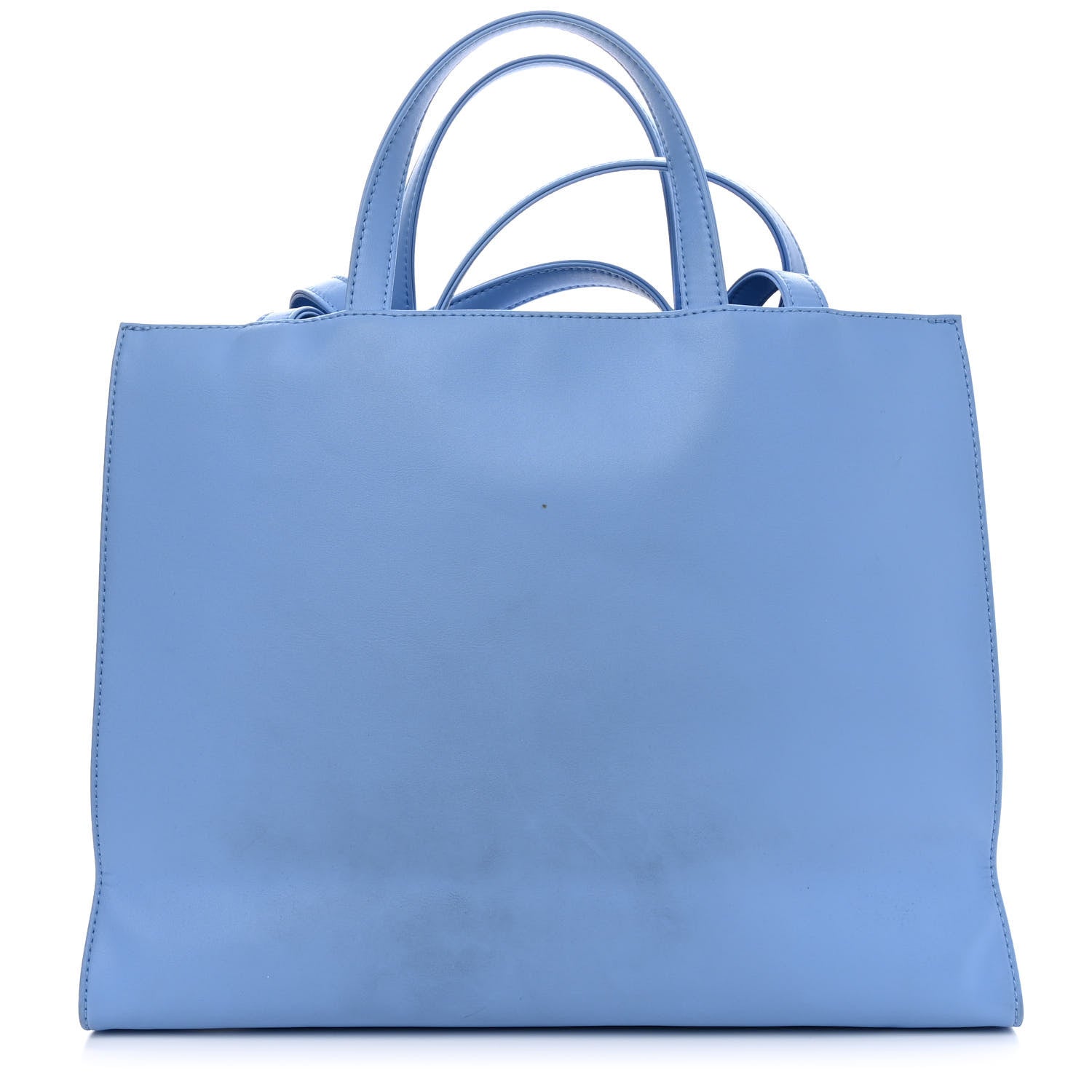 Telfar Vegan Leather Medium Shopping Bag Cerulean 12 of 12