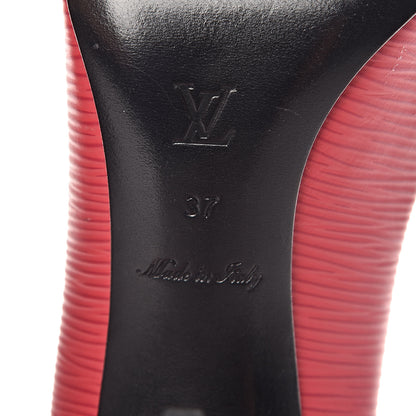 Louis Vuitton Epi Eyeline Pumps 37 Pivoine 11 of 12