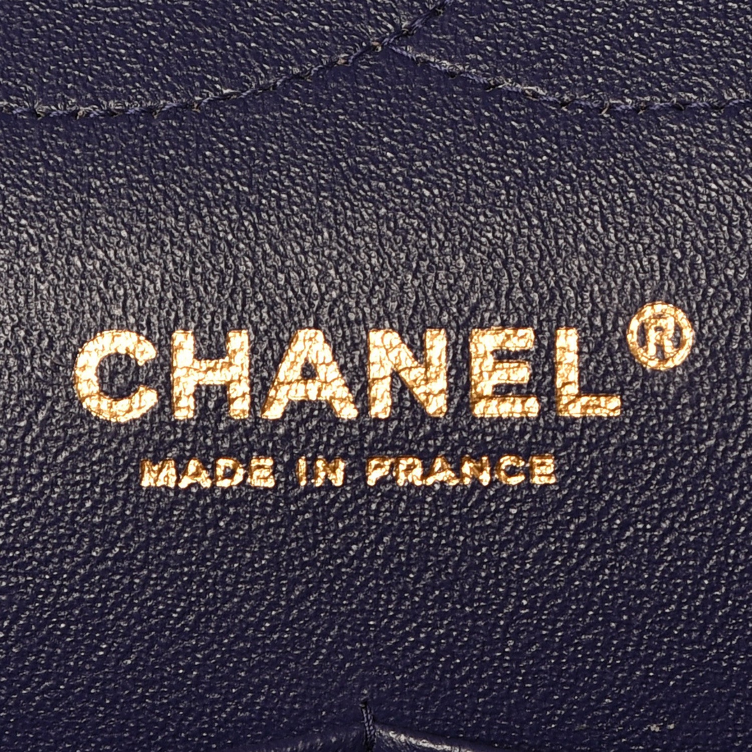 Chanel Lambskin Chevron Quilted Jumbo Double Flap Blue 8 of 18