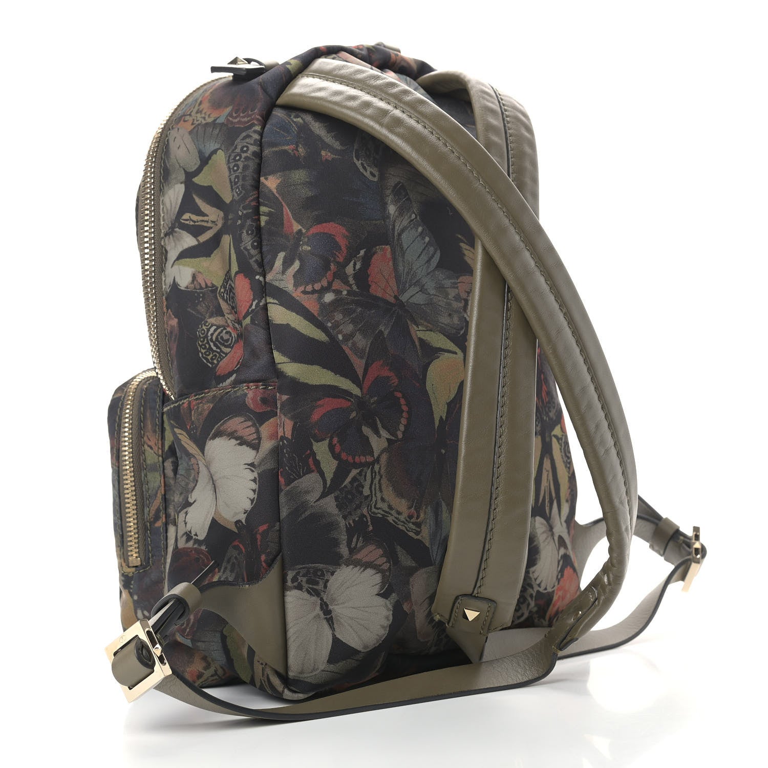Valentino Garavani Nylon Camubutterfly Medium Rockstud Backpack Multicolor 2 of 8