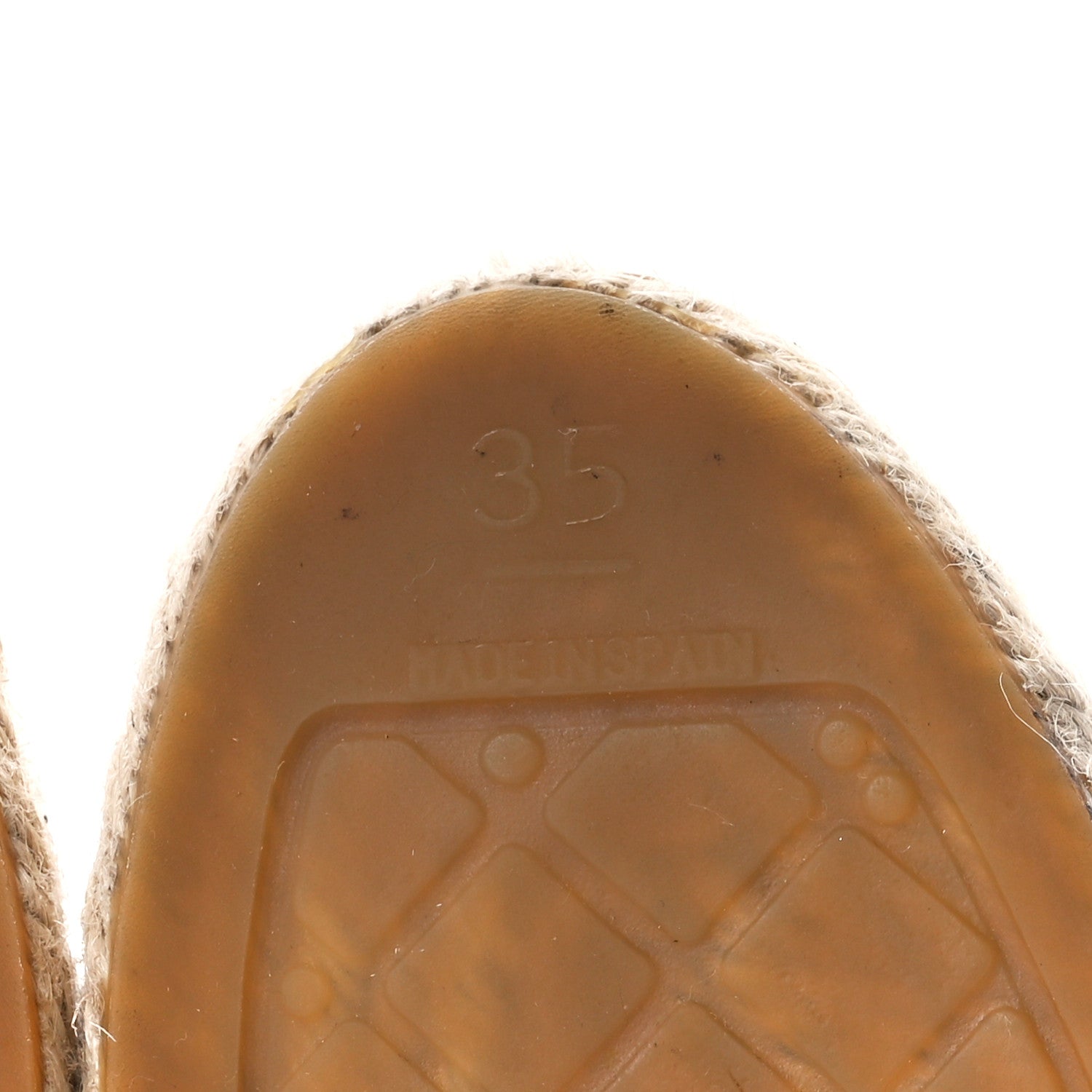 Chanel Lambskin CC Espadrilles 35 Navy Black 8 of 11
