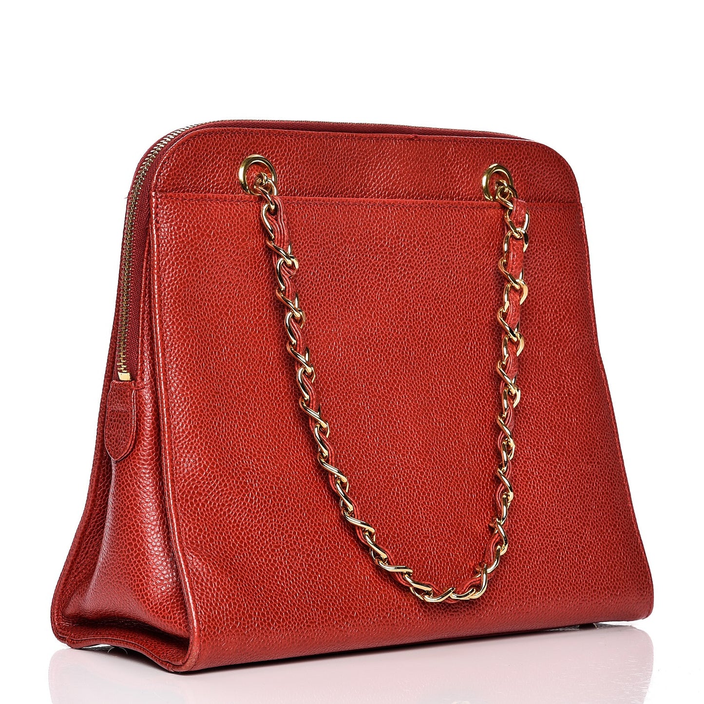 Caviar Shopper Tote Red