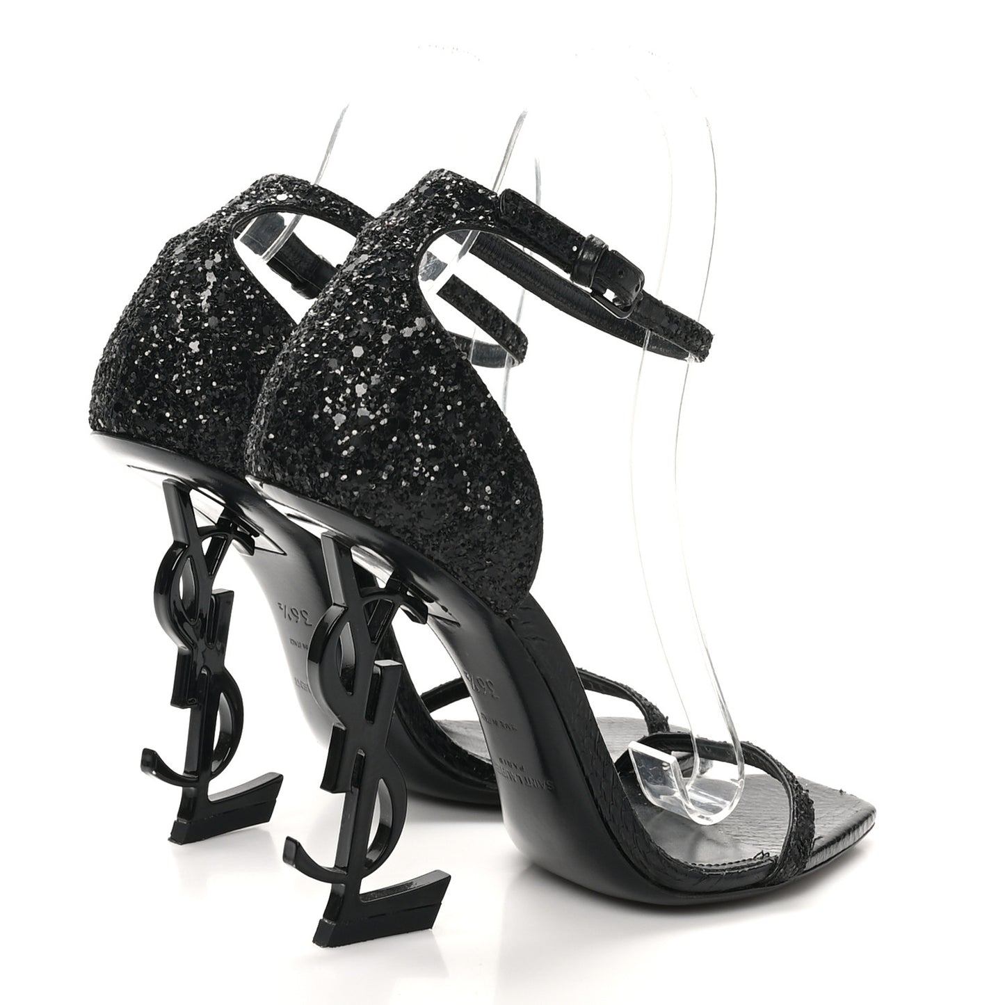 Glitter Opyum 110 Sandals 36.5 Black