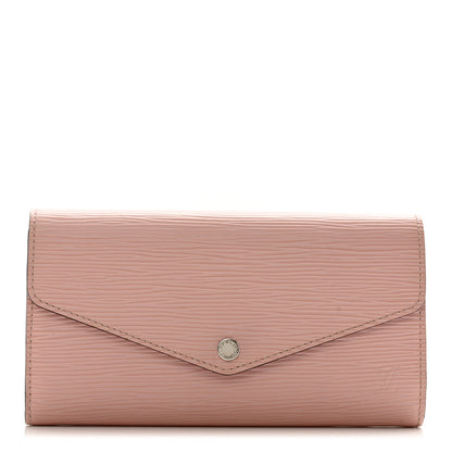 Louis Vuitton Epi Sarah Wallet NM Rose Ballerine 1 of 7