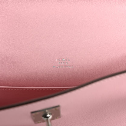 Hermes Swift Kelly Pochette Clutch Rose Sakura 6 of 11