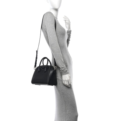 Givenchy Smooth Calfskin Mini Studded Antigona Black 2 of 15