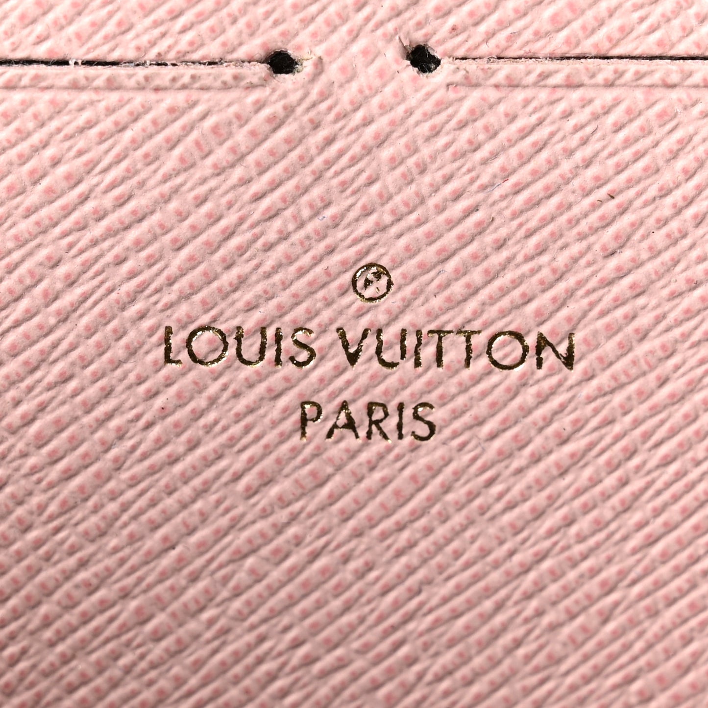 Monogram Clemence Wallet Rose Ballerine