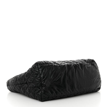 Chanel Nylon Quilted Large Coco Cocoon Tote Black 4 of 11