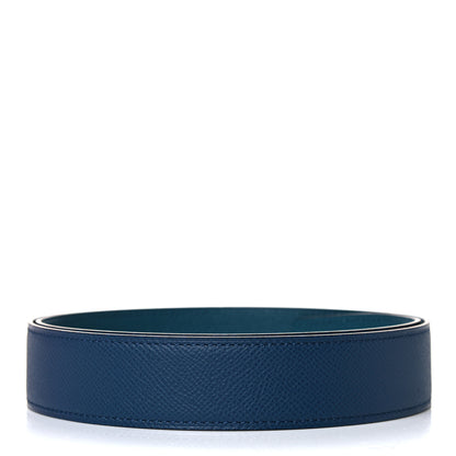 Hermes Epsom 32mm Belt Strap 85 Deep Bleu Bleu Izmir 2 of 5