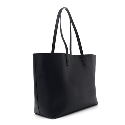 Saint Laurent Calfskin Large Shopping Tote Deep Marine 4 of 15