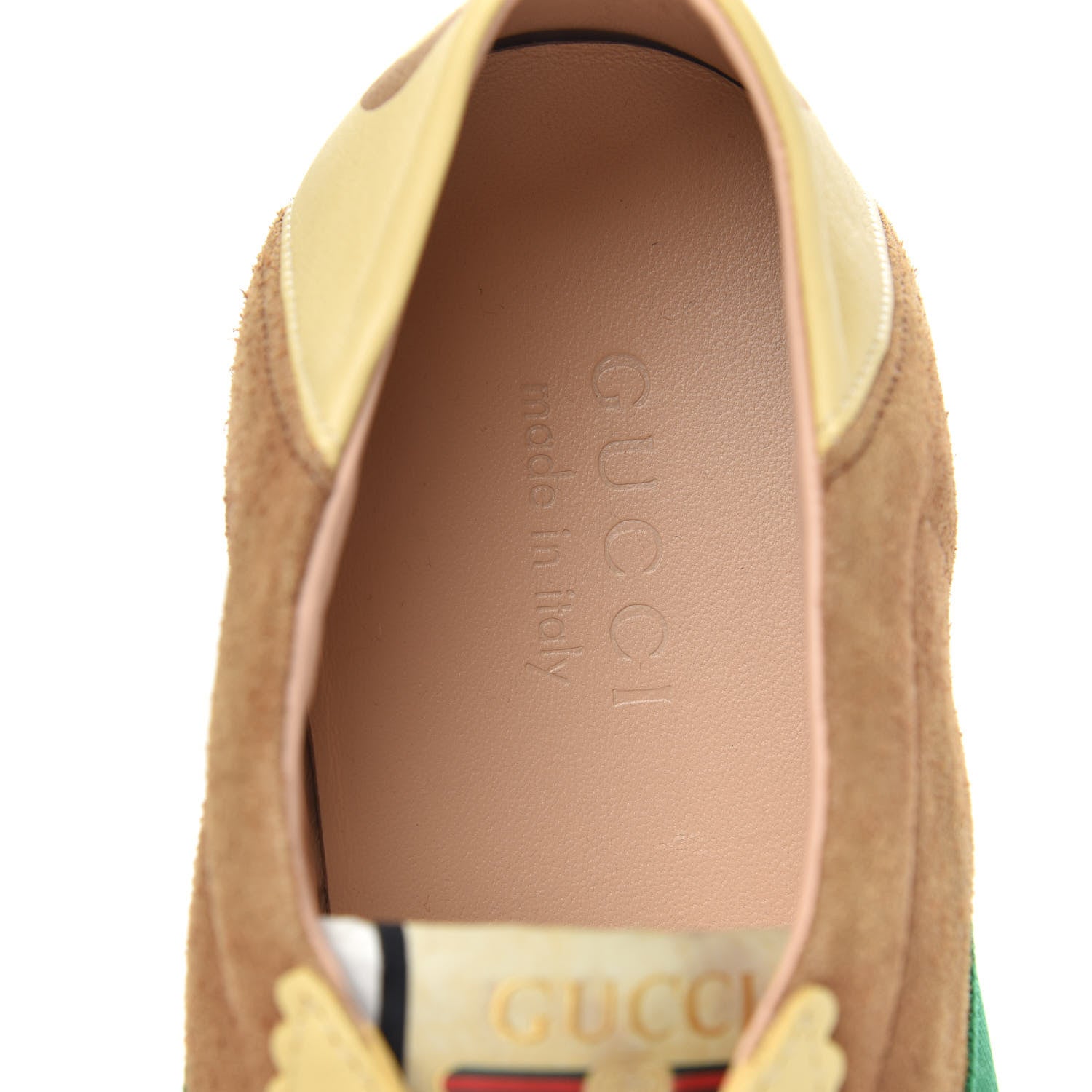 Gucci Suede Web Mens Rocket Sneakers 10 Nocciola Burro 7 of 8