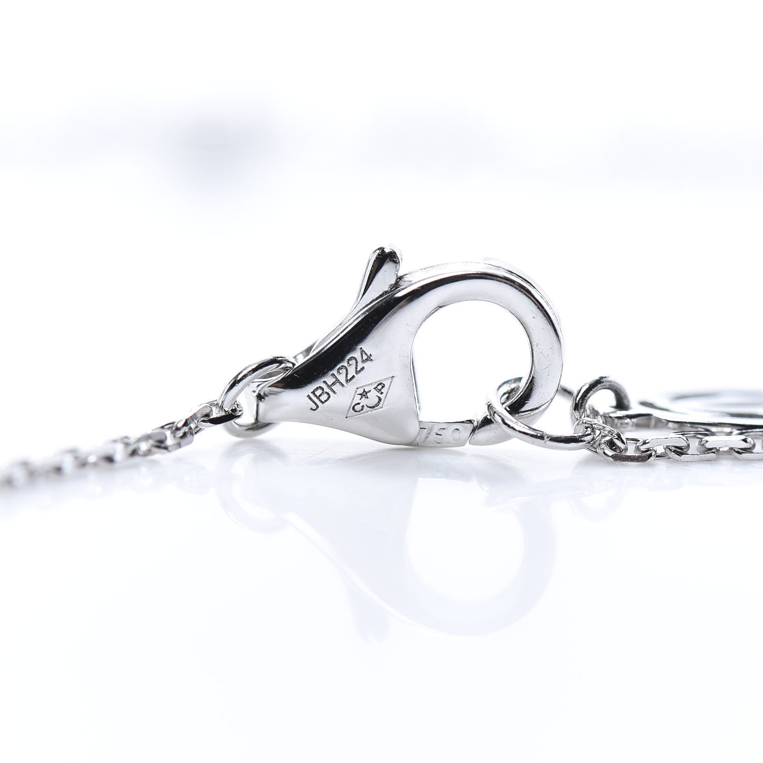 Cartier 18K White Gold Diamond XS D'Amour Pendant Necklace 4 of 6