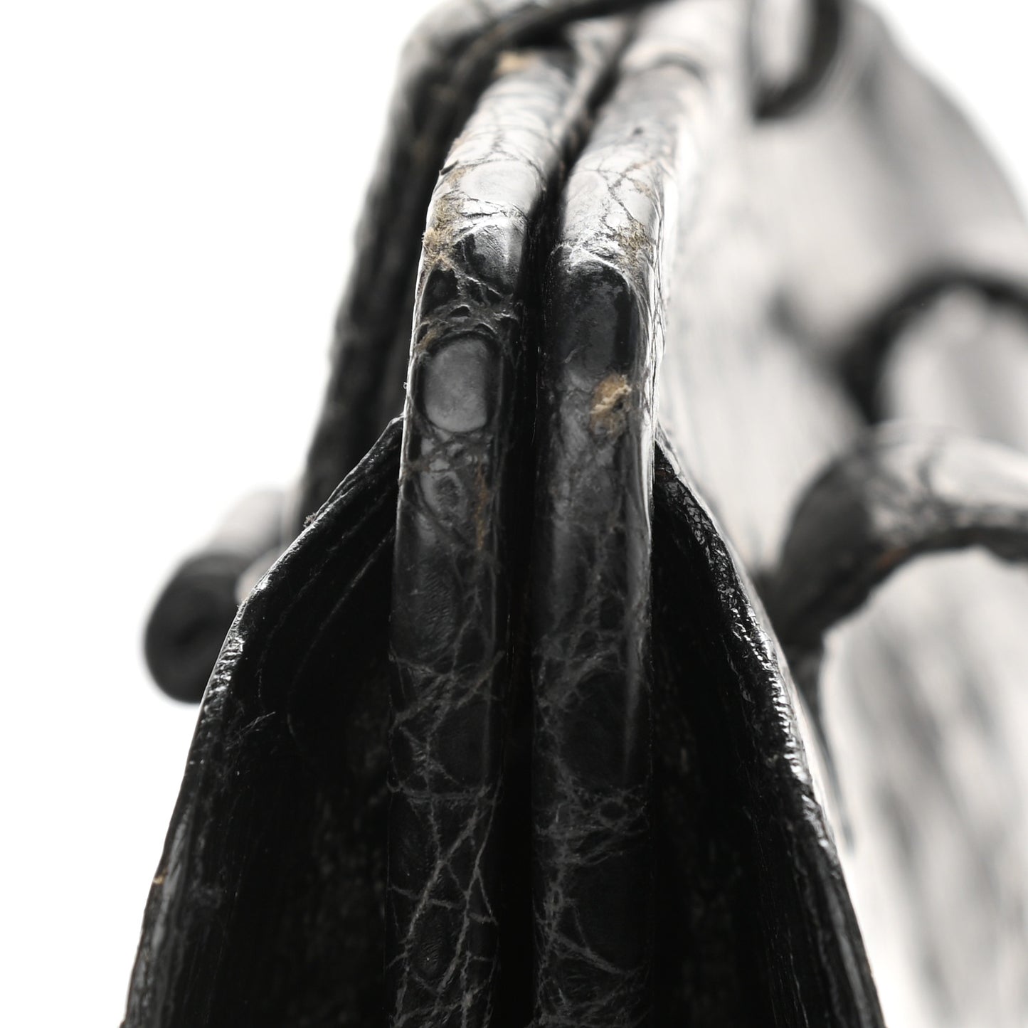 Crocodile Tote Black