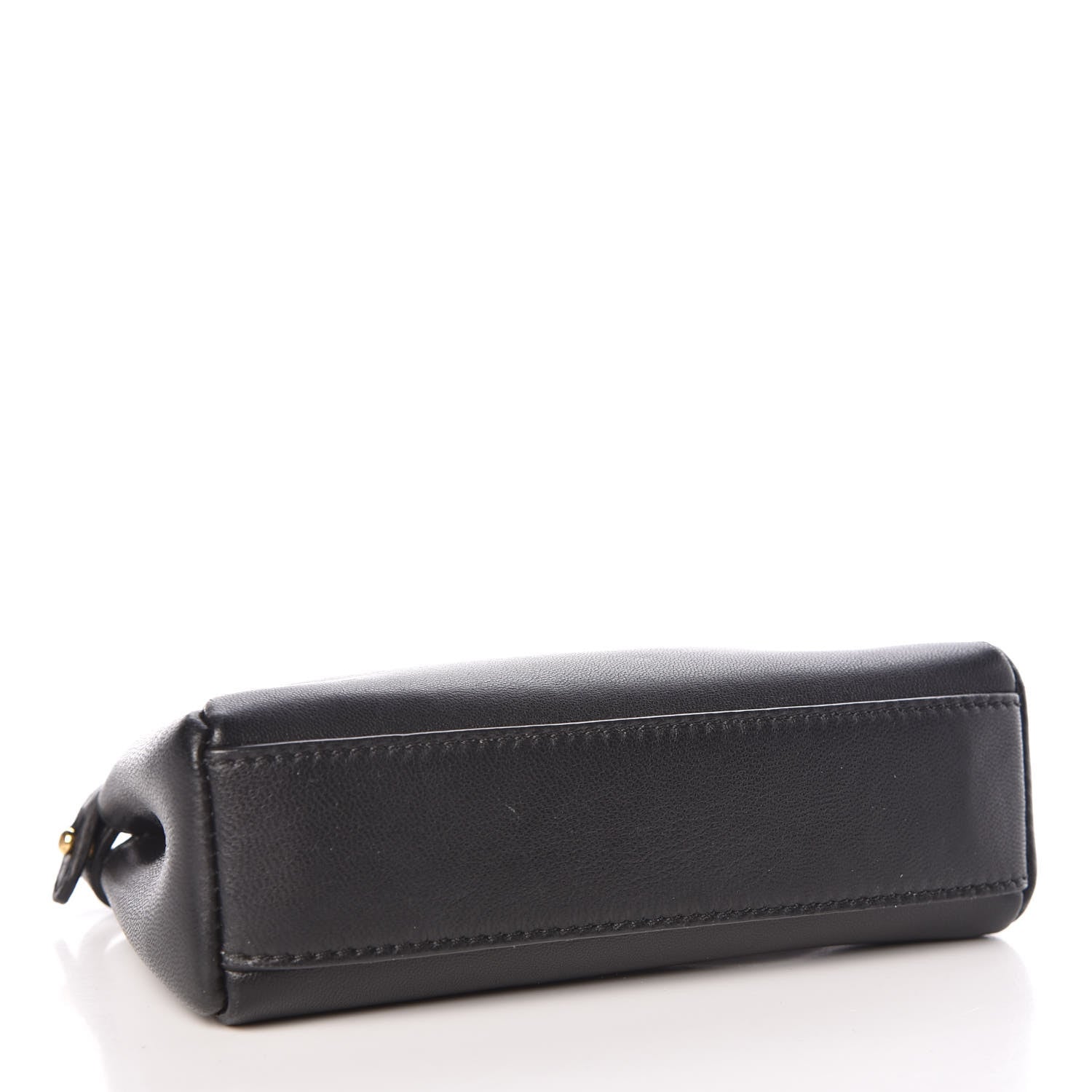 Fendi Nappa Micro Peekaboo Iconic Satchel Black 4 of 10