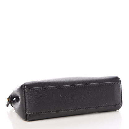Fendi Nappa Micro Peekaboo Iconic Satchel Black 4 of 10