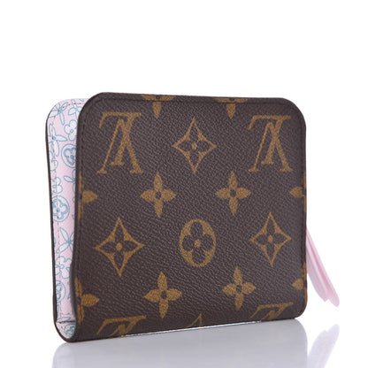 Louis Vuitton Monogram Fleuri Insolite PM Wallet Rose 3 of 7