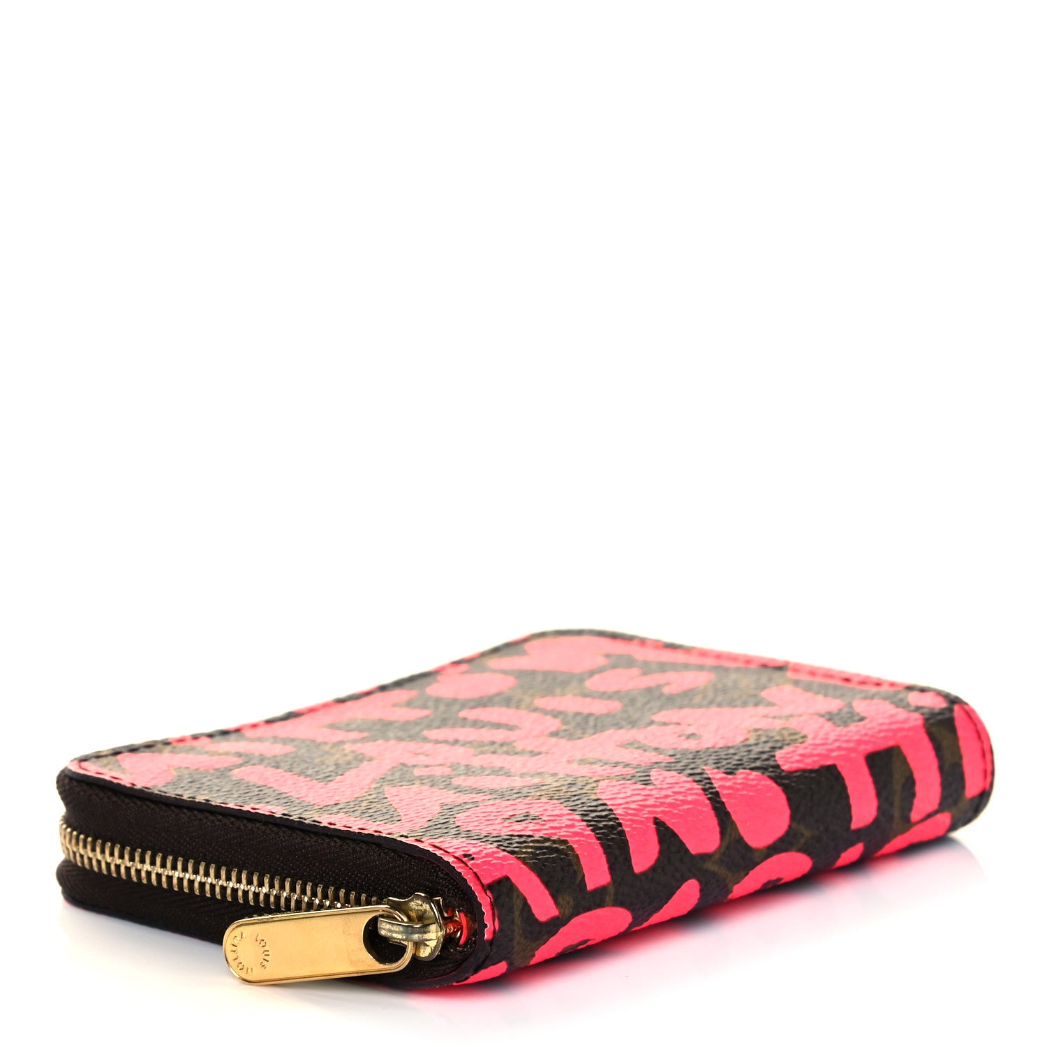Louis Vuitton Monogram Graffiti Zippy Coin Purse Fuchsia 4 of 7