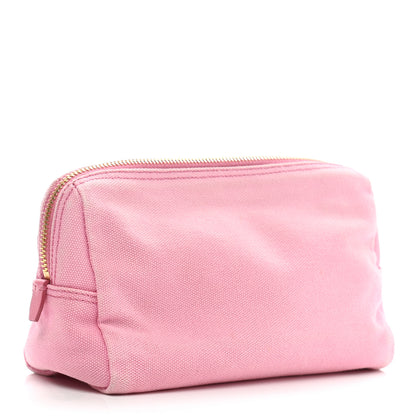 Prada Canvas Canapa Logo Pouch Geranio 3 of 12