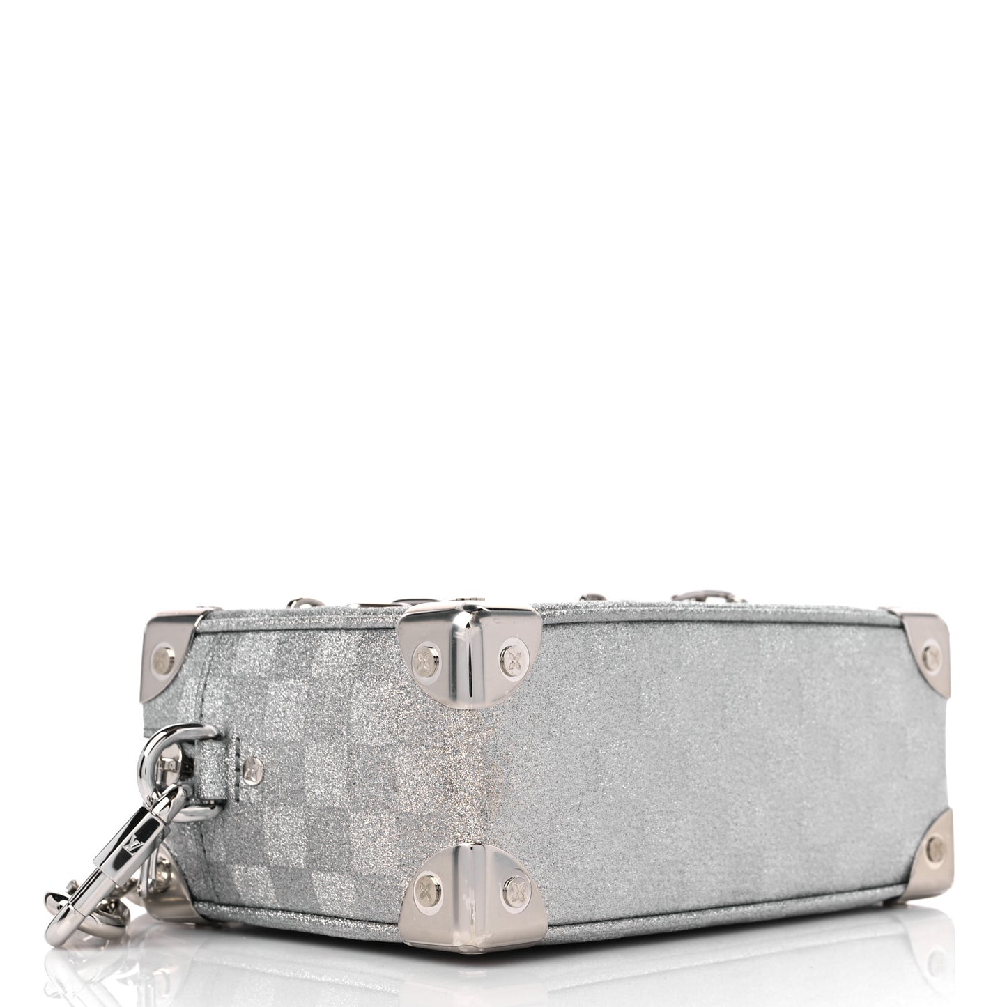 Damier Glitter Mini Soft Trunk Silver