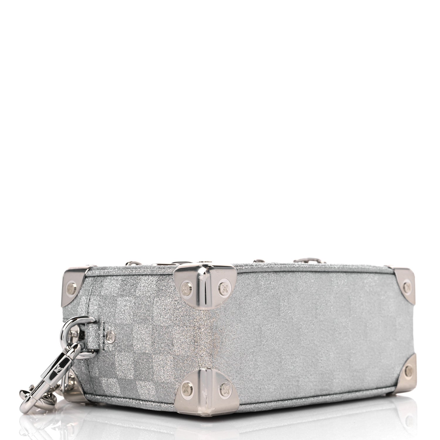 Louis Vuitton Damier Glitter Mini Soft Trunk Silver 5 of 9