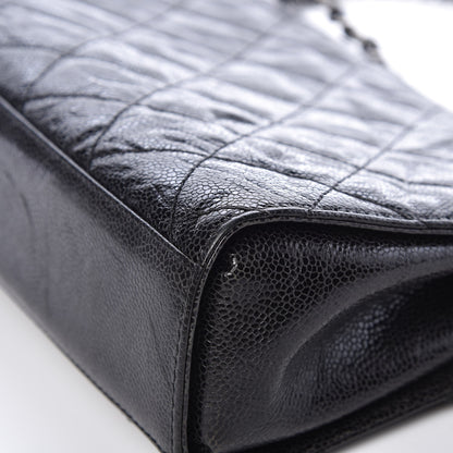 Chanel Crumpled Grained Calfskin Medium CC Crave Flap Black 15 of 15