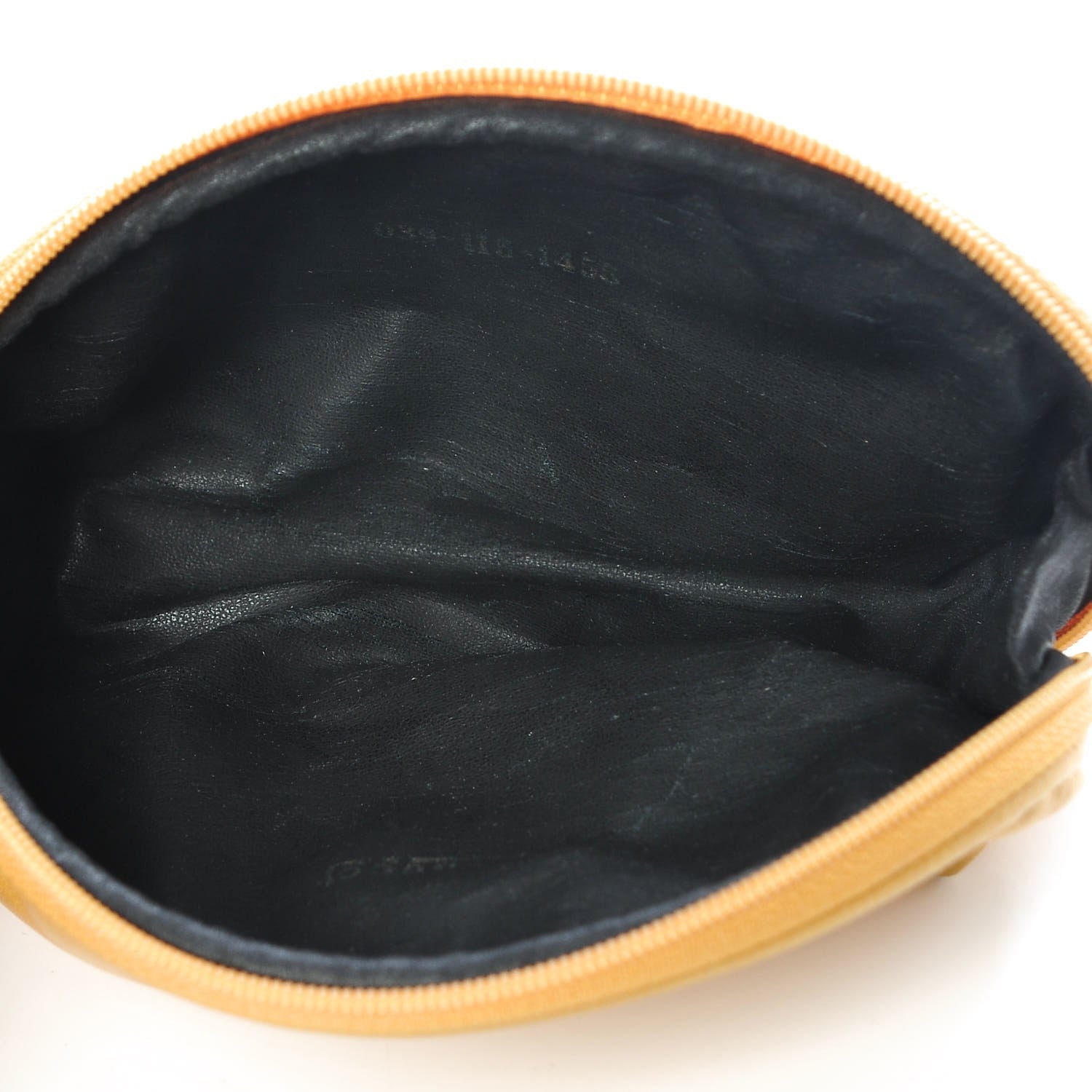 Gucci Lambskin Medium Bamboo Cosmetic Case Yellow 5 of 13