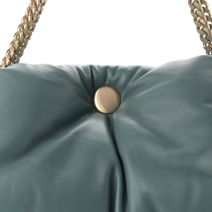 Proenza Schouler Lambskin Puffy Tobo Chain Shoulder Bag Orion Blue 8 of 10