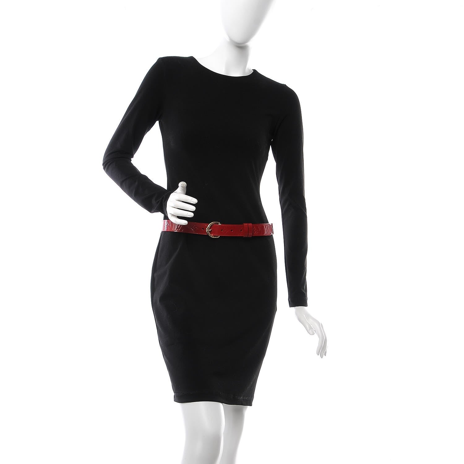 Louis Vuitton Vernis Ceinture 30mm Belt 80 32 Pomme D'Amour 2 of 10