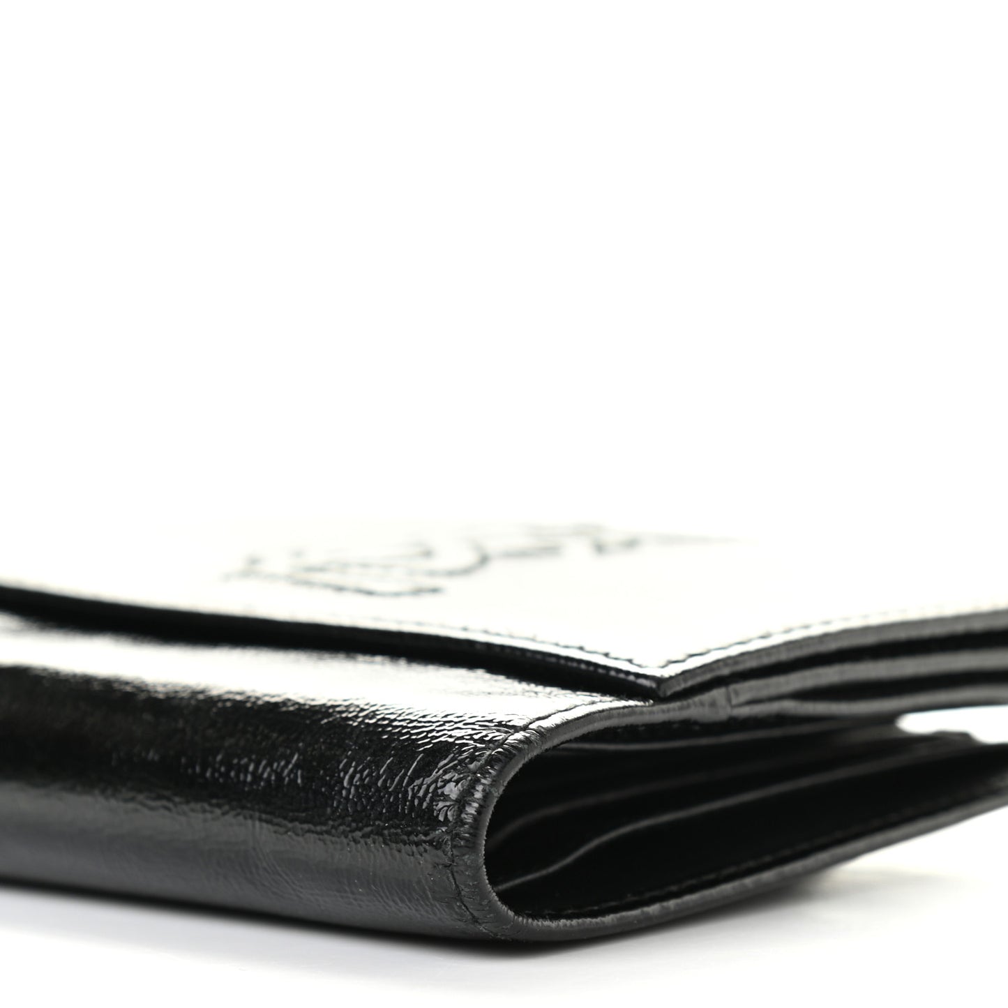 Goatskin Belle de Jour French Wallet Black